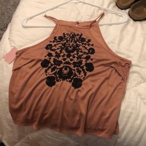 Charlotte Russe flowy tank